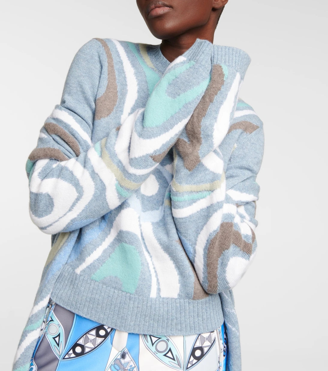 Pucci - x Fusalp Marmo wool sweater