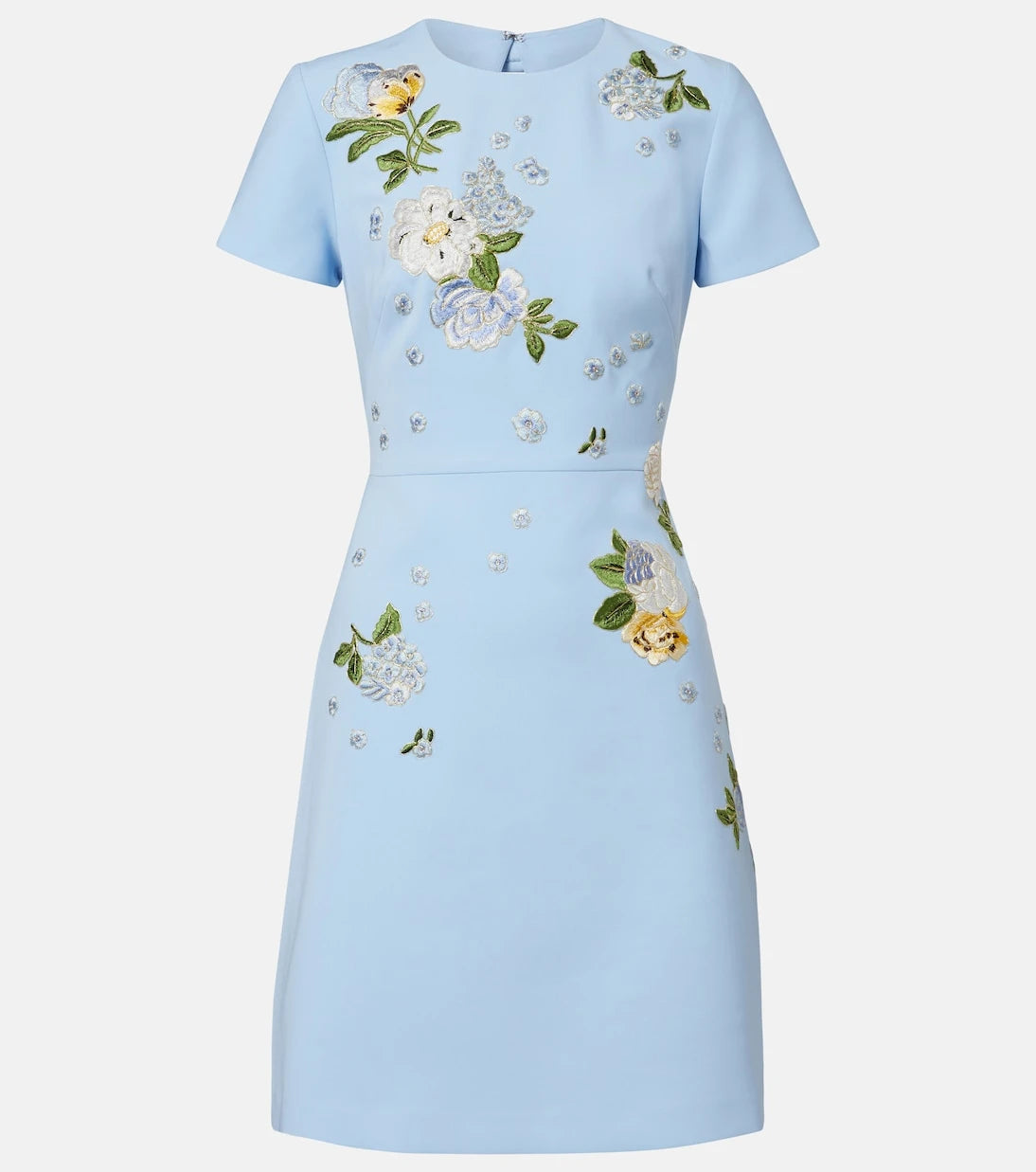 Carolina Herrera - Floral embroidered minidress