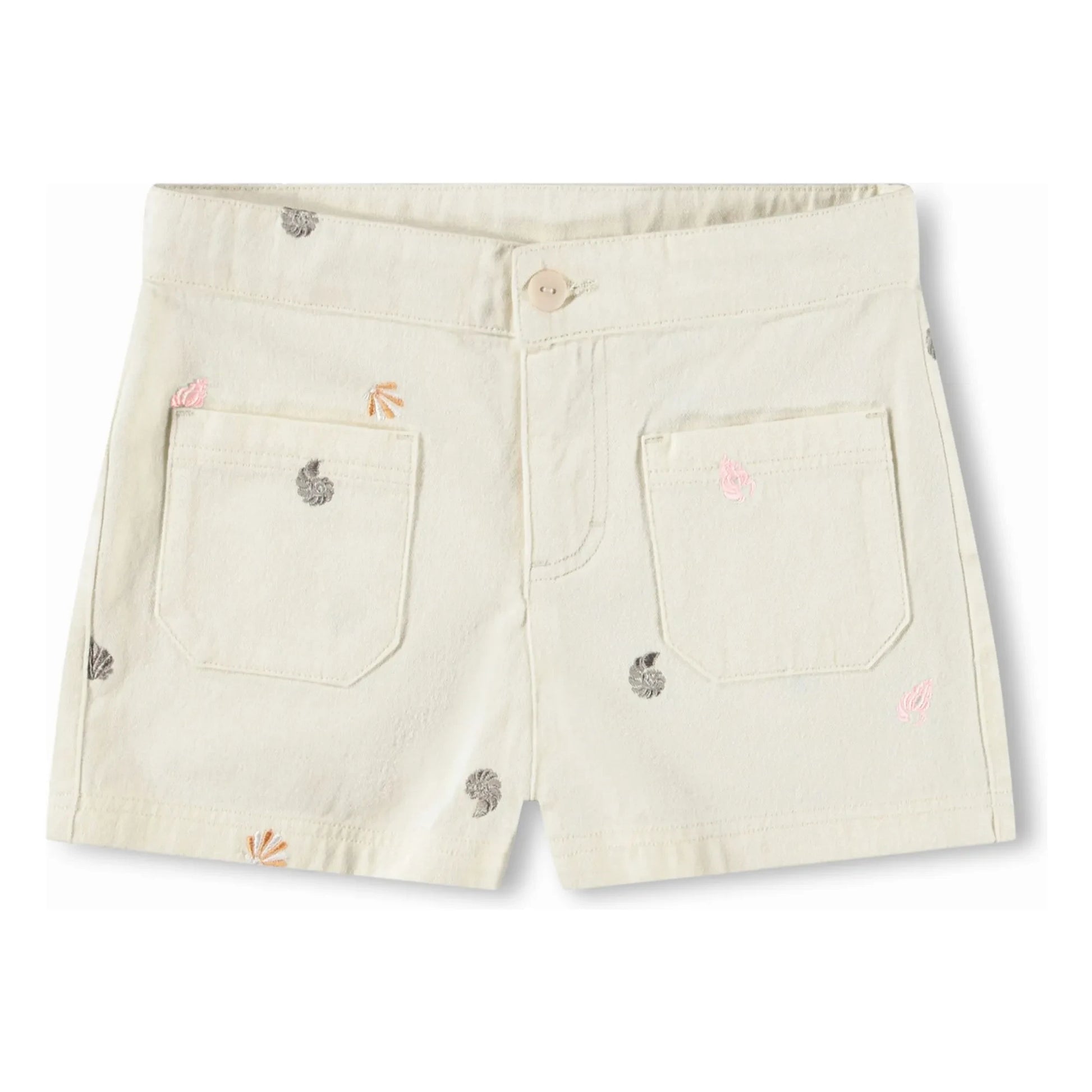 Molo - Short Amanda Coquillages Organic Cotton | Ecru