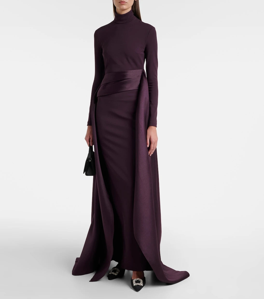 Solace London - Olivia draped gown