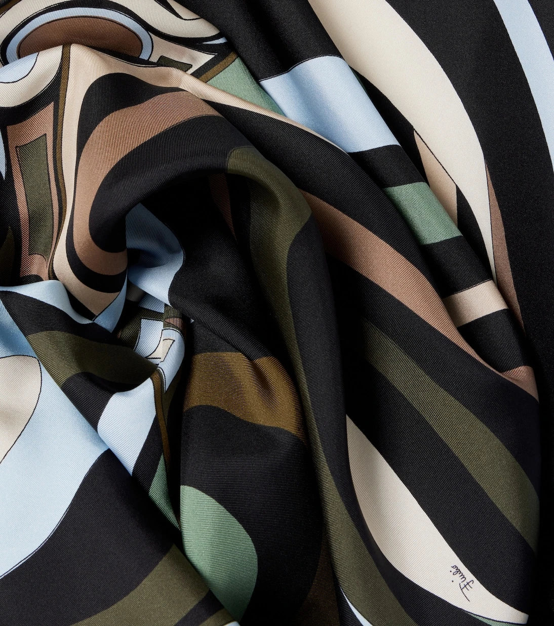Pucci - Marmo silk twill scarf