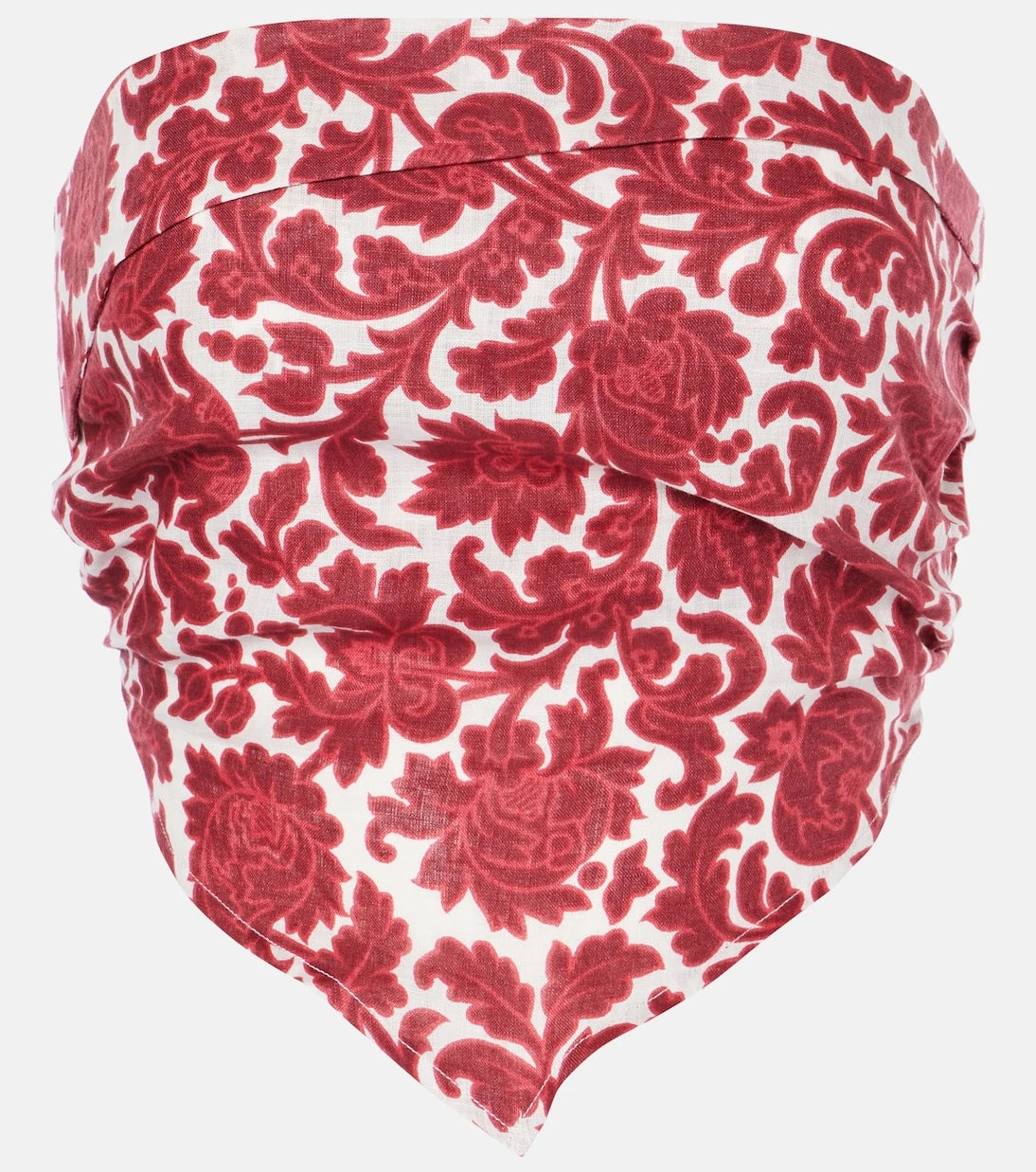 Faithfull - Antibes floral linen bandeau top