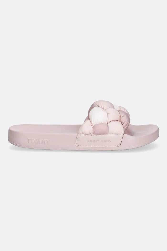 Tommy Jeans чехли дамски TJW BRAIDED SLIDES