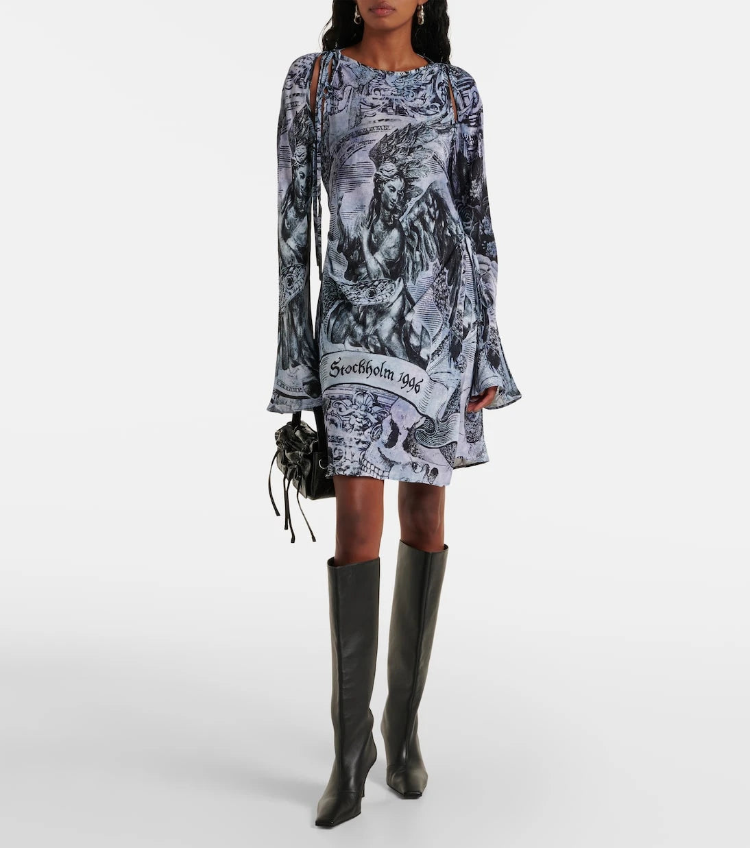Acne Studios - Printed wrap dress