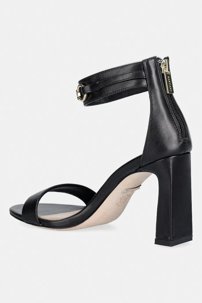 Marciano by Guess deri kalın topuklu sandalet