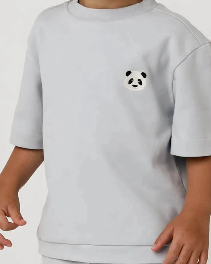 Donsje Jarne T-Shirt Panda Çocuk Tişörtü