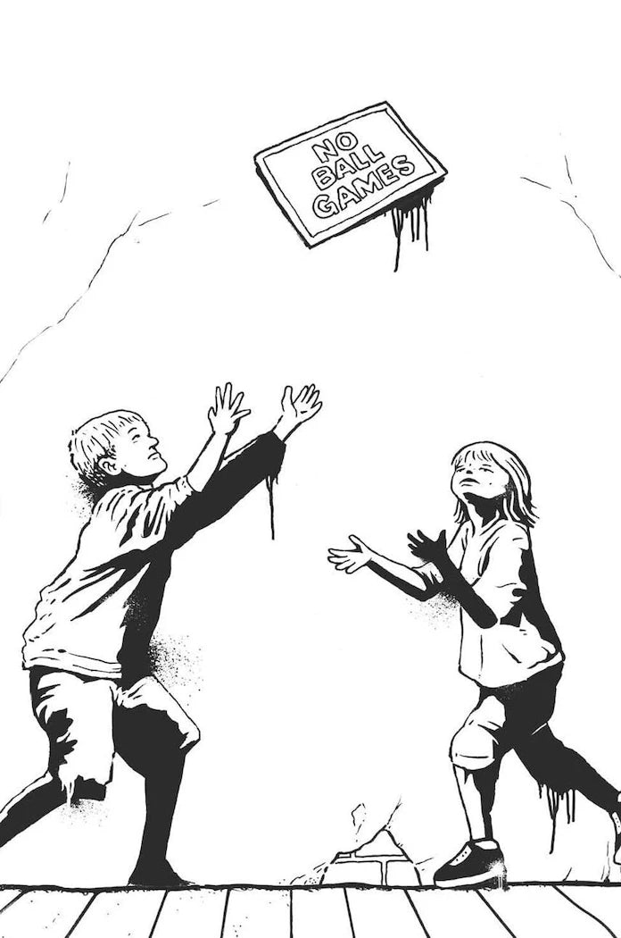 Banksy Boyama Kitabı by Magnus Frederiksen
