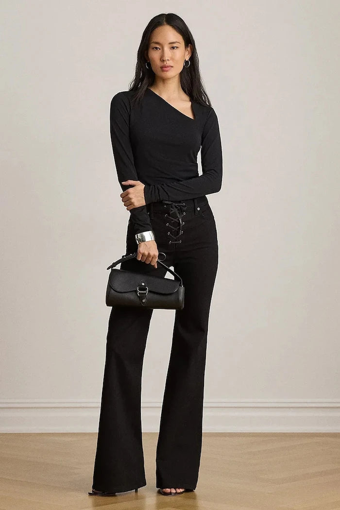 Lauren Ralph Lauren uzun kollu kadın bluzu