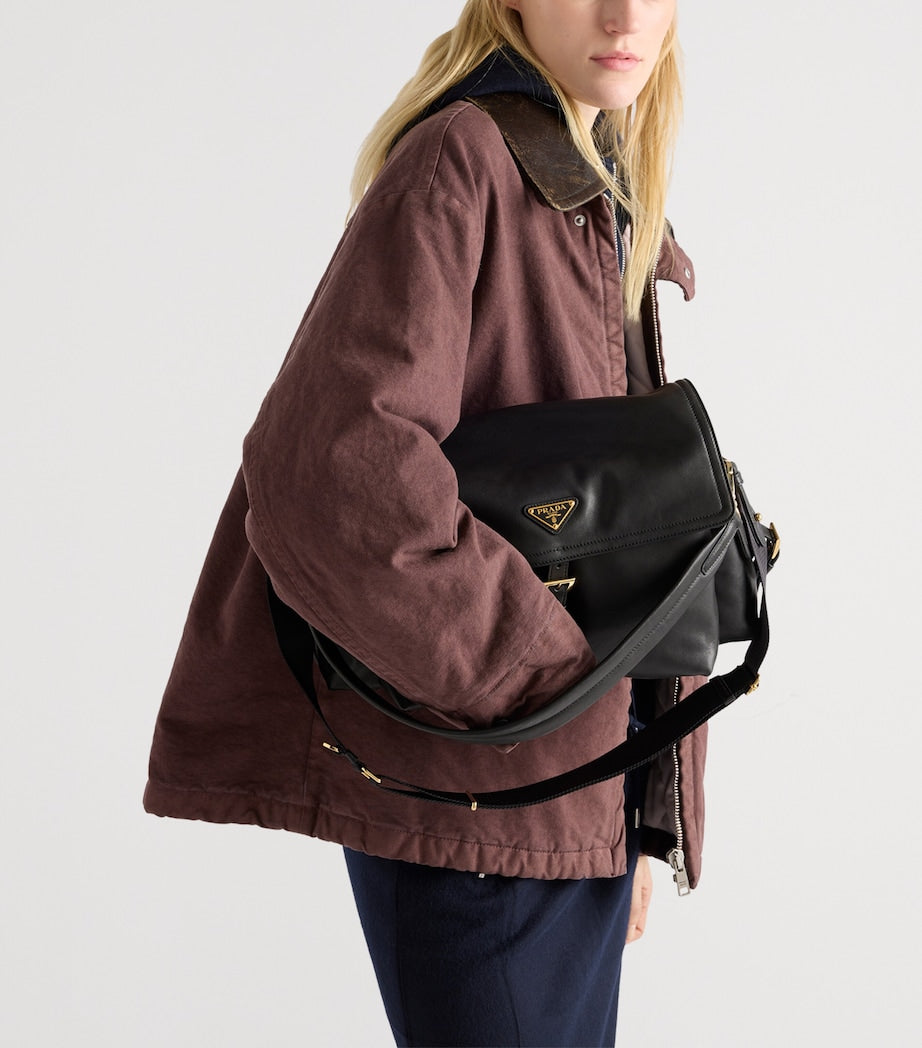 Prada Large Leather Explore Shoulder Bag