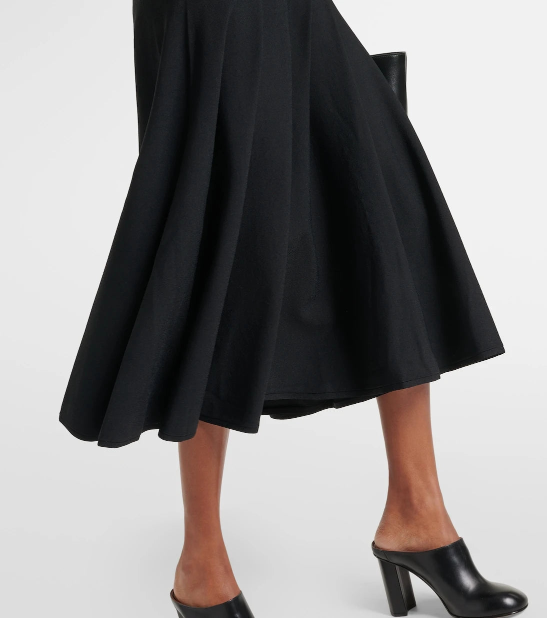 Alaïa - فستان جيرسي بغطاء للرأس متوسط الطول