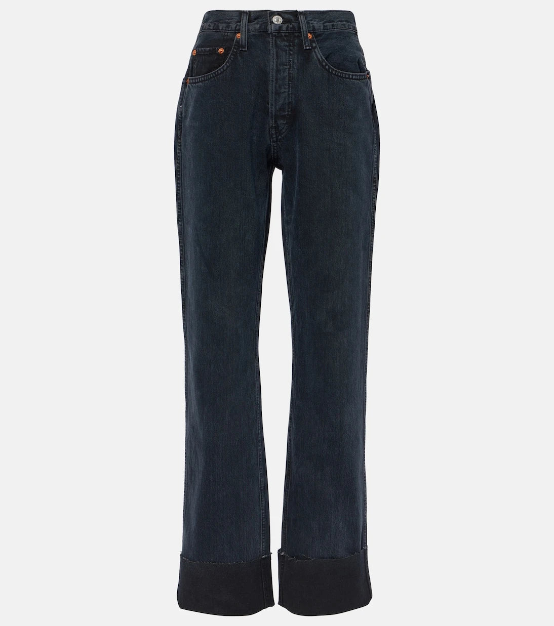 Re/Done - High-rise straight jeans