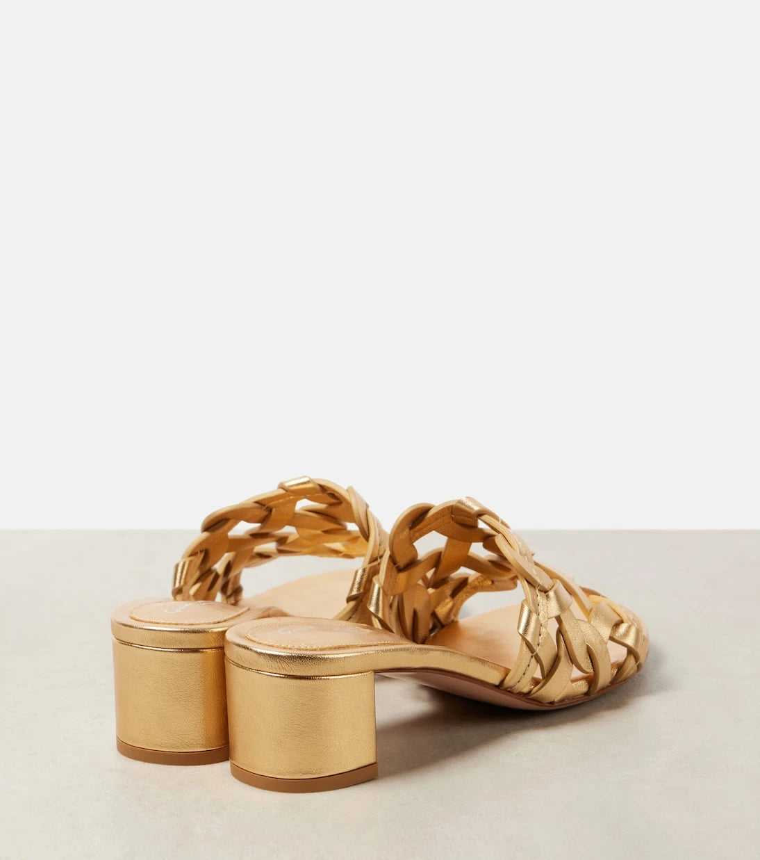 Gianvito Rossi - Amalfi 45 leather mules