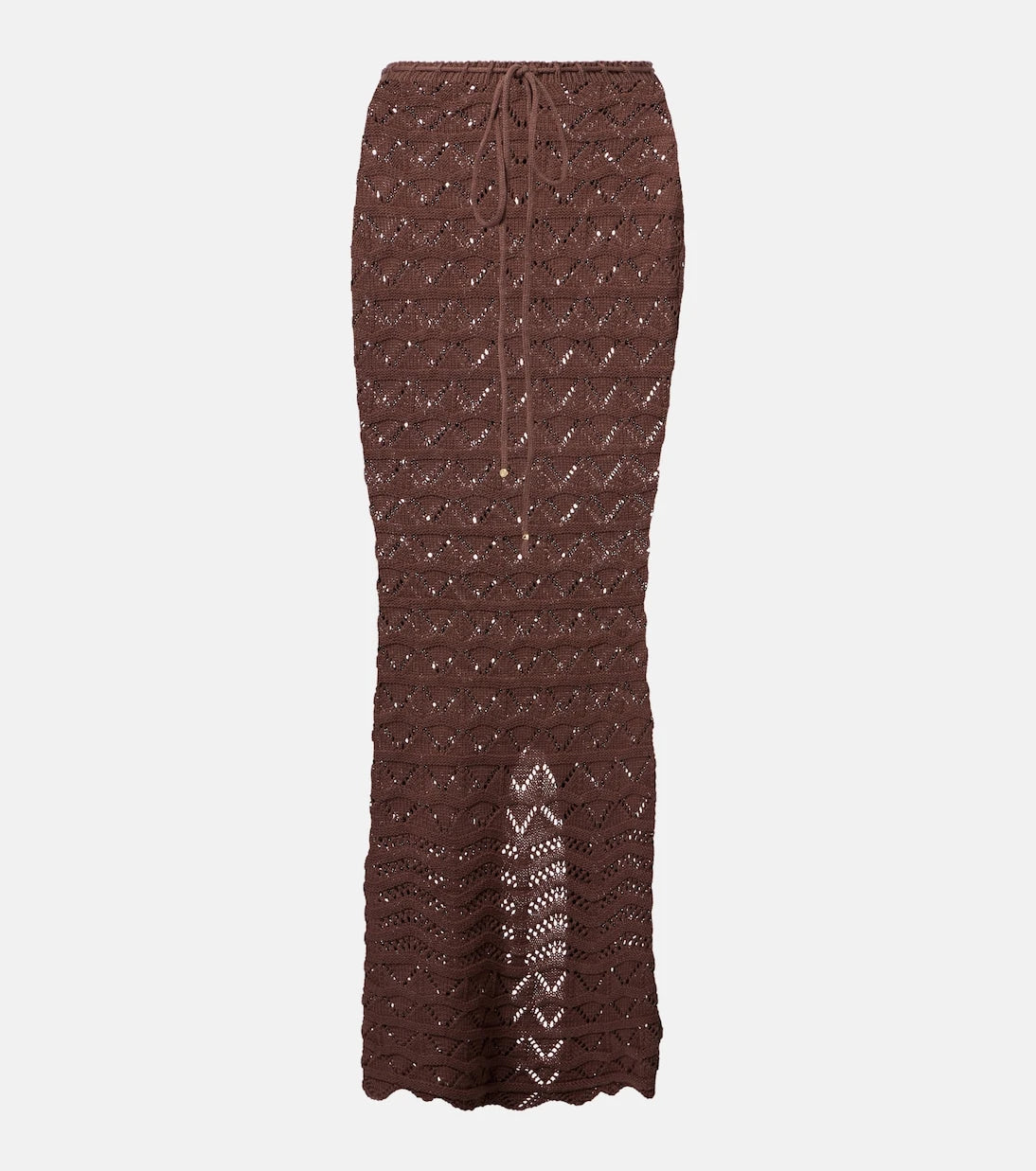 Bananhot - Helena cotton-blend crochet maxi skirt