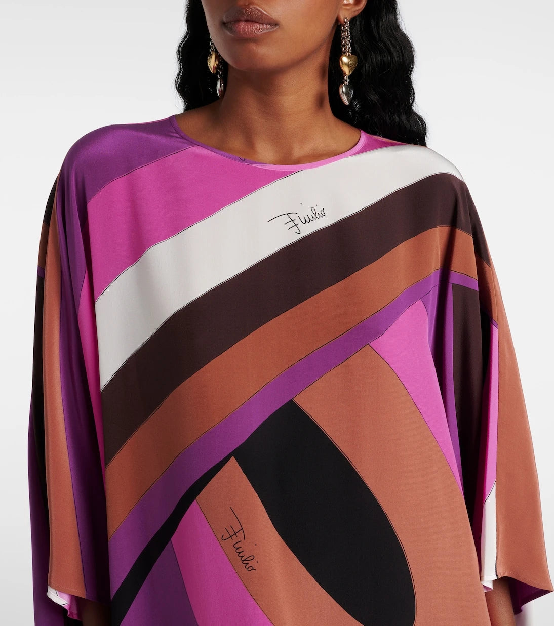 Pucci - Iride silk crêpe de chine kaftan