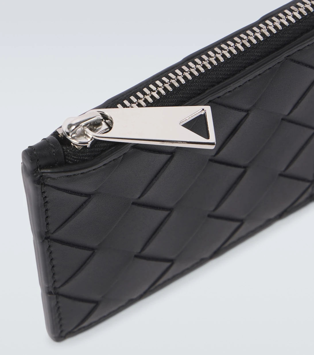Bottega Veneta - Intrecciato zip-up leather card case