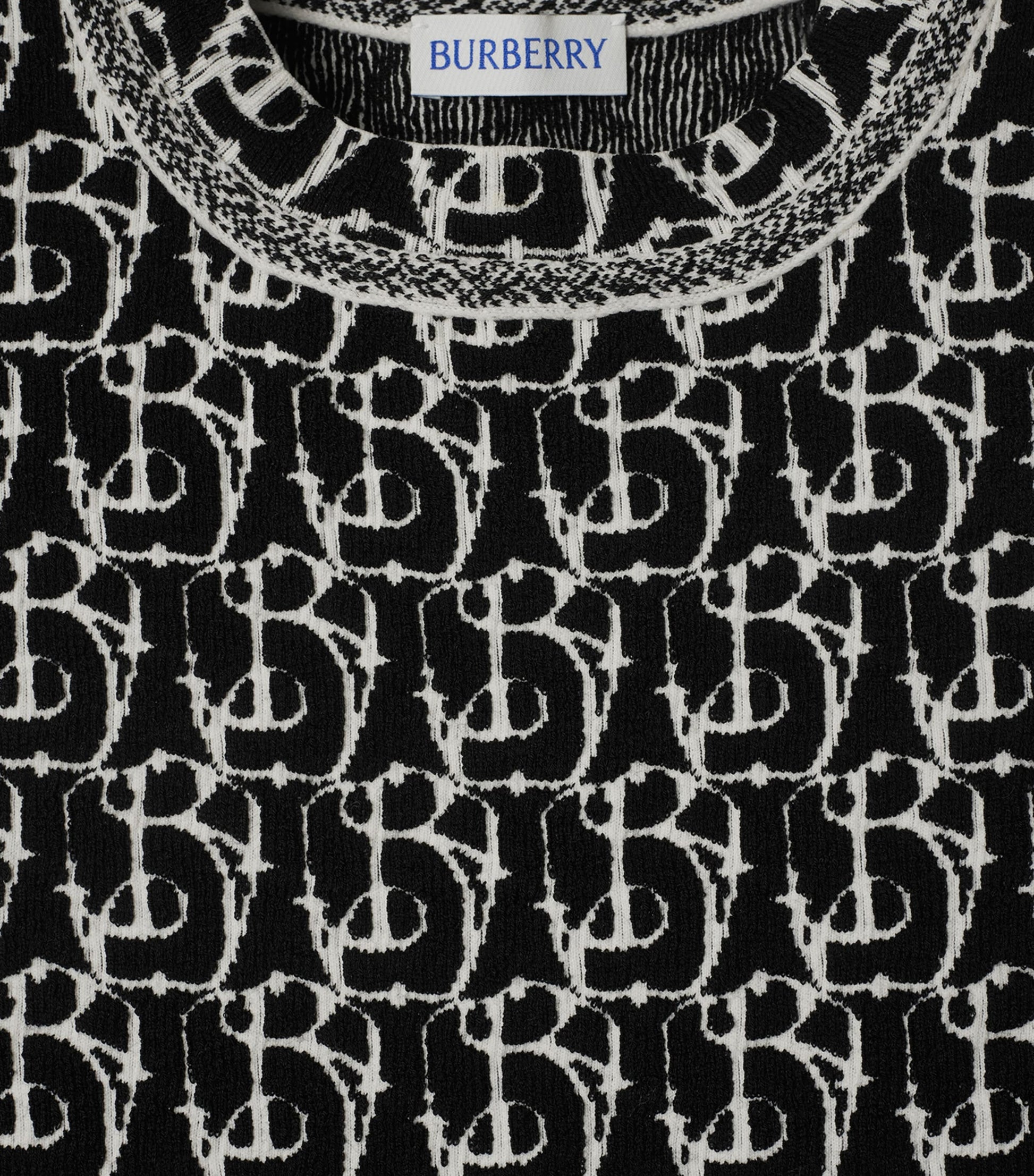 Wool-Blend B Charm Mini Dress BLACK IP PTTRN