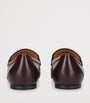 Tod's Brown Leather Barretta Mocassins