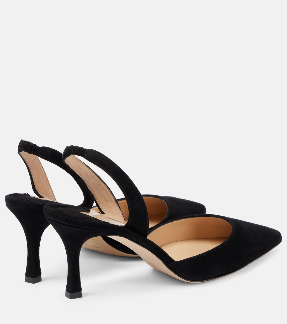 Manolo Blahnik - Carolyne 70 suede slingback pumps