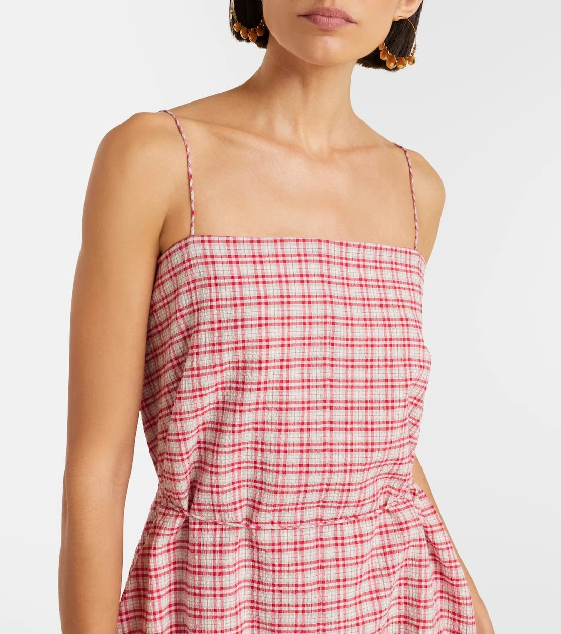 Faithfull - Riatto checked cotton romper