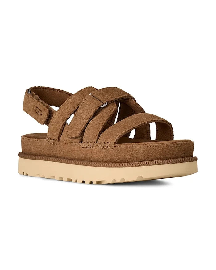 UGG W Goldenstar Gleam Süet Sandalet