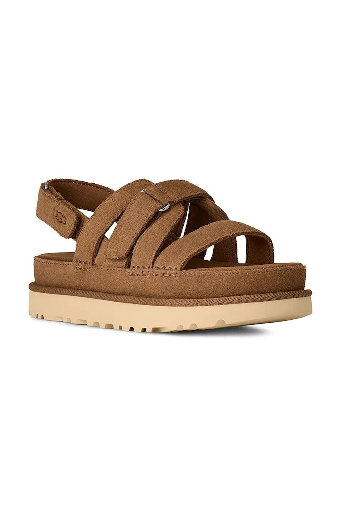 Велурени сандали UGG W Goldenstar Gleam