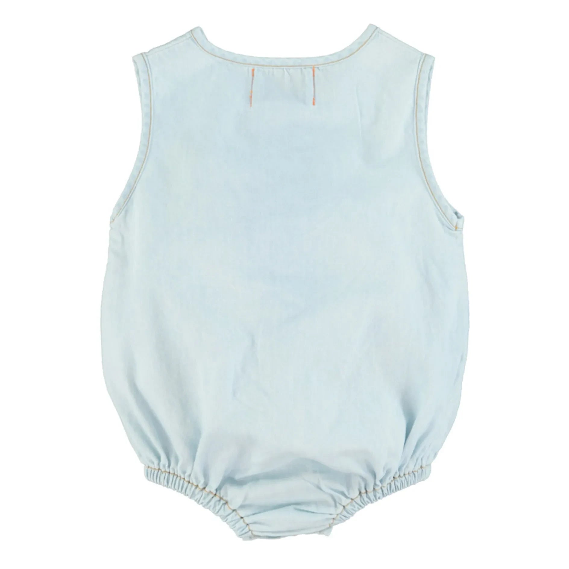 Piupiuchick - Chambray romper | Light Blue