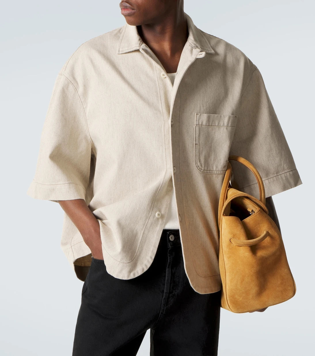 Jacquemus - Paysan de-Nîmes denim shirt