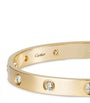 LOVE Classic Yellow Gold 10-Diamond Bracelet