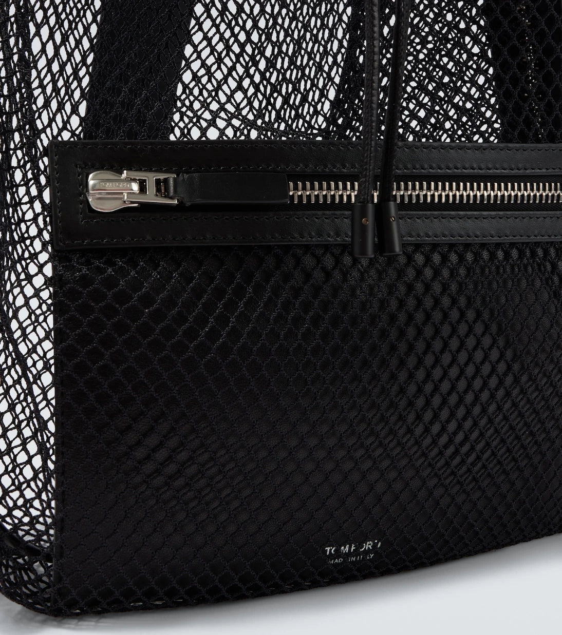 Tom Ford - Leather-trimmed backpack