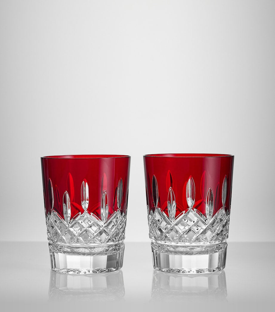 Set of 2 Crystal Lismore Tumblers (375ml)