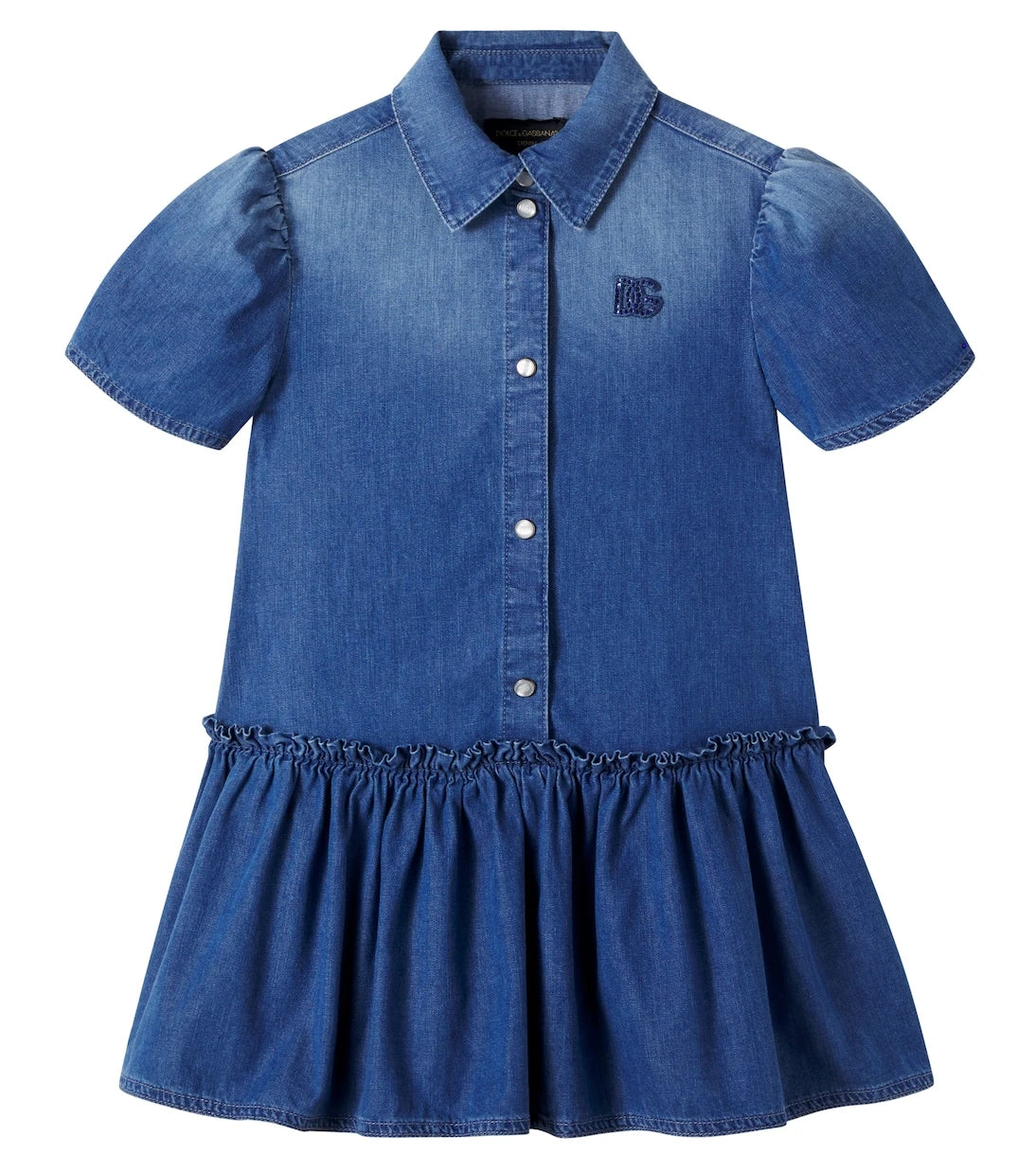 Dolce&Gabbana Kids - فستان الدنيم من DG