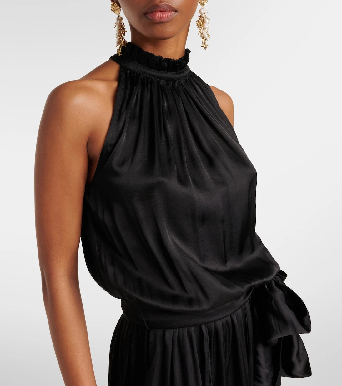 Poupette St Barth - Nina satin gown