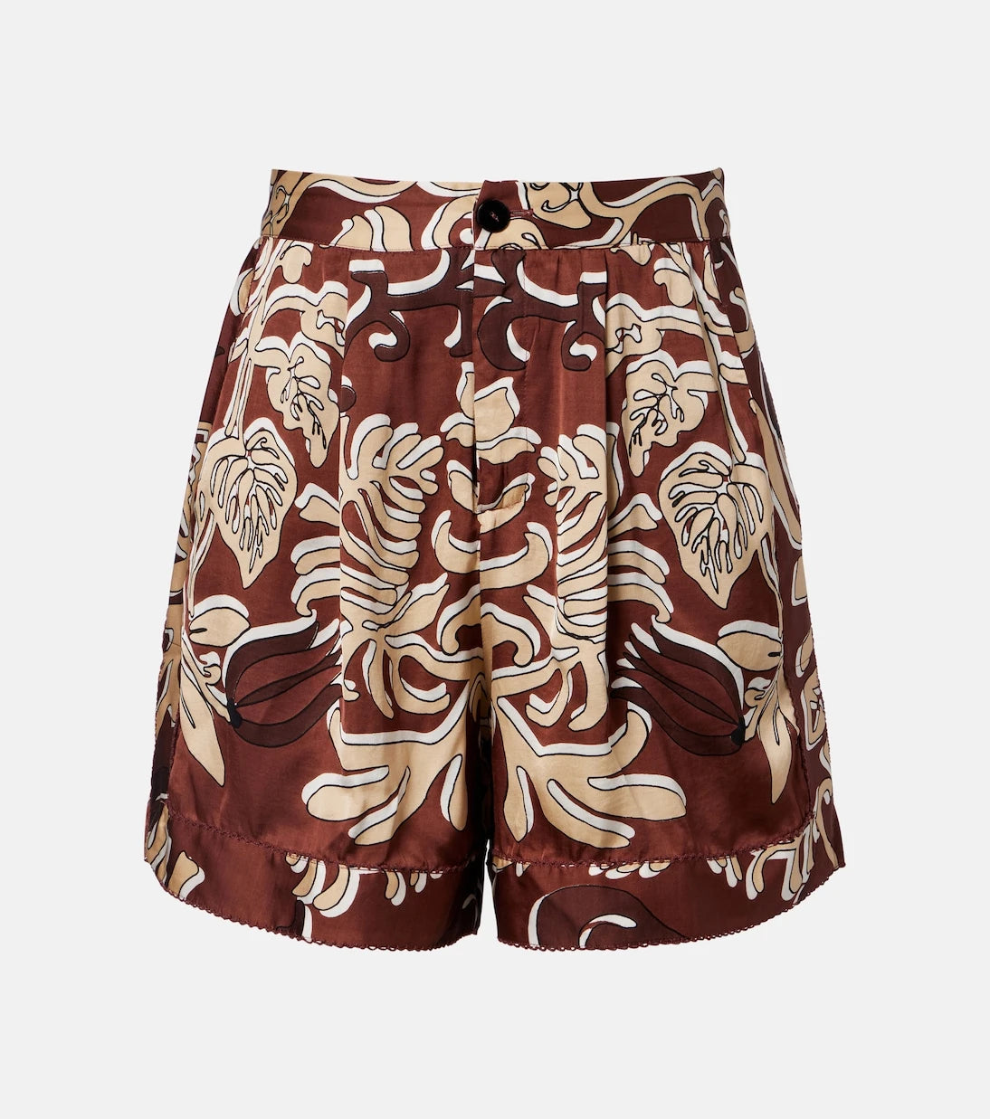 Poupette St Barth - Isabelle printed high-rise shorts