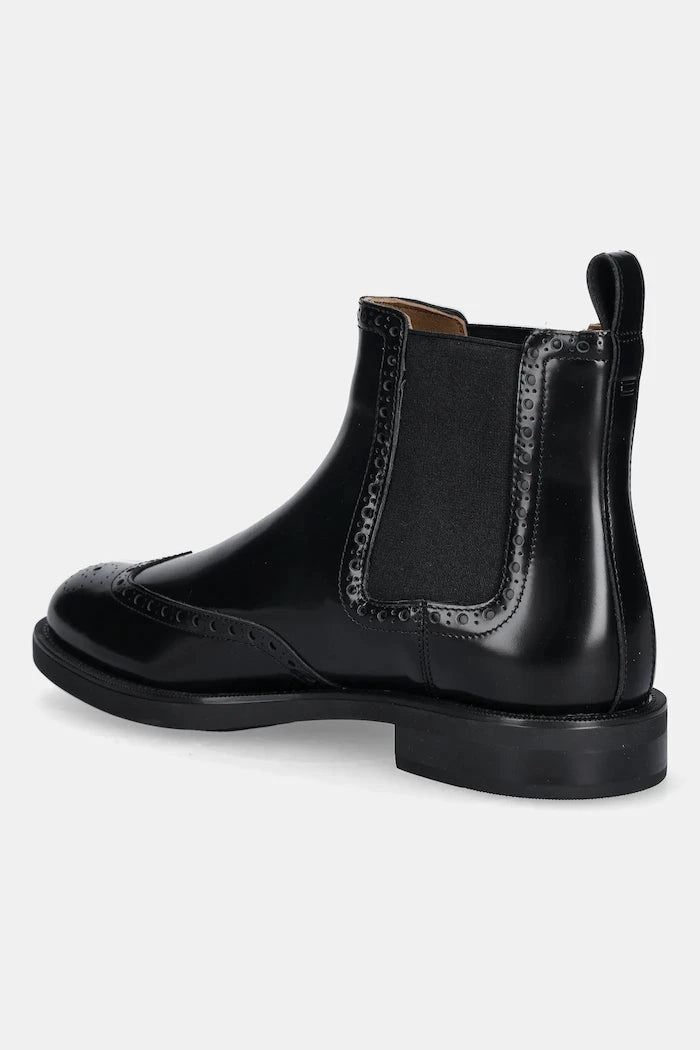 Кожени боти челси Tommy Hilfiger HILFIGER VOGUE LTH A BROGUE BOOT