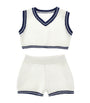 Crochet Sweater Vest and Shorts Set (2-12 Years)