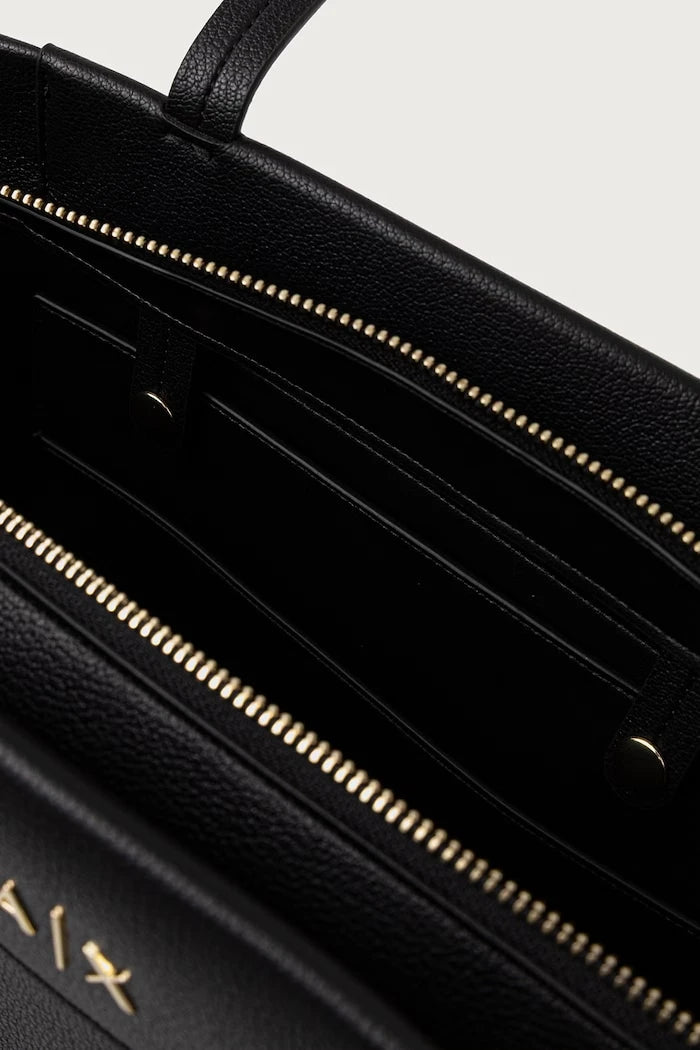 Armani Exchange kadın tote çanta suni deriden