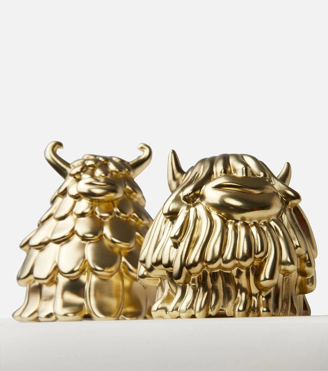 L'Objet - Haas Niki + Simon brass salt and pepper shakers