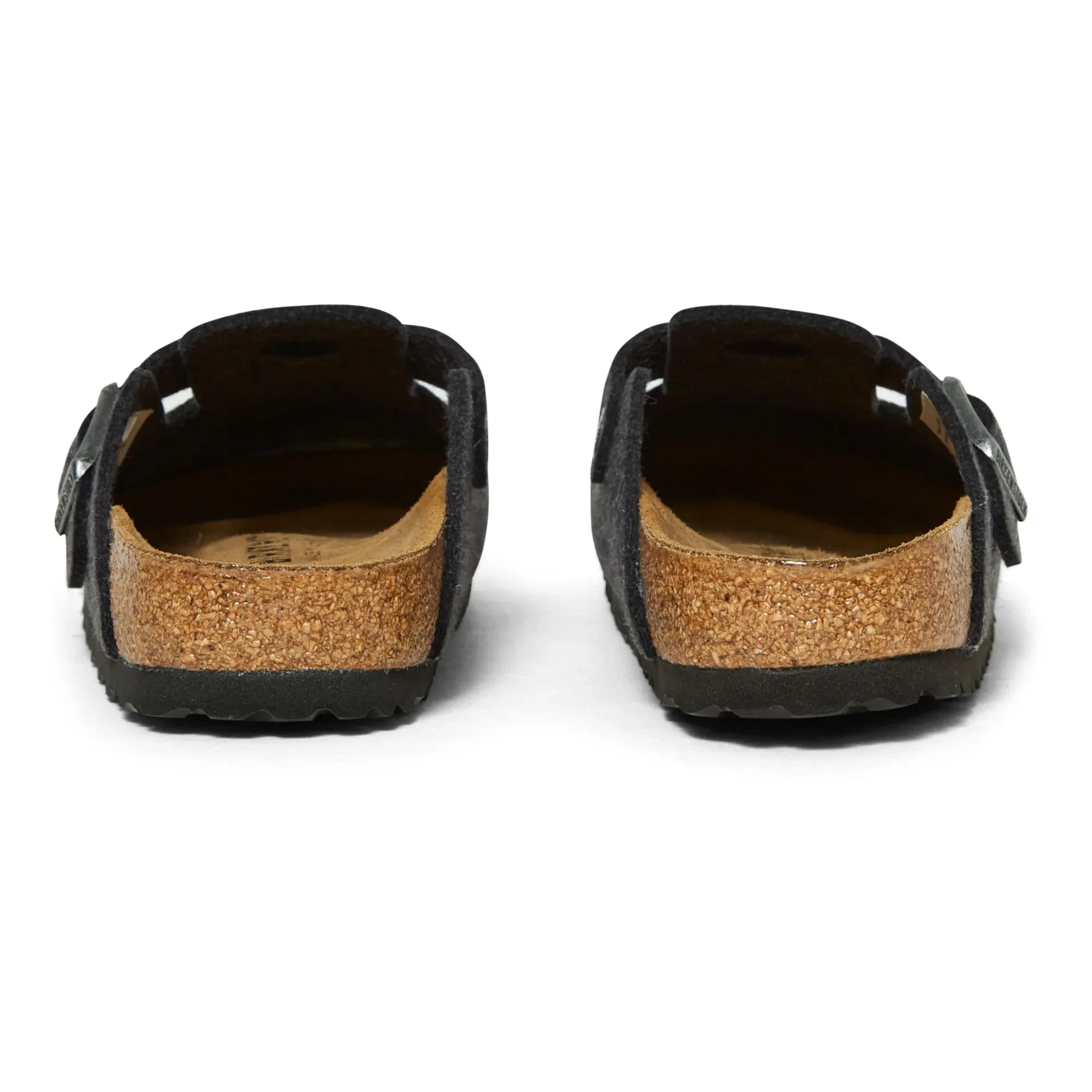 BIRKENSTOCK - Boston Wool Clogs - Adult Collection | Charcoal grey
