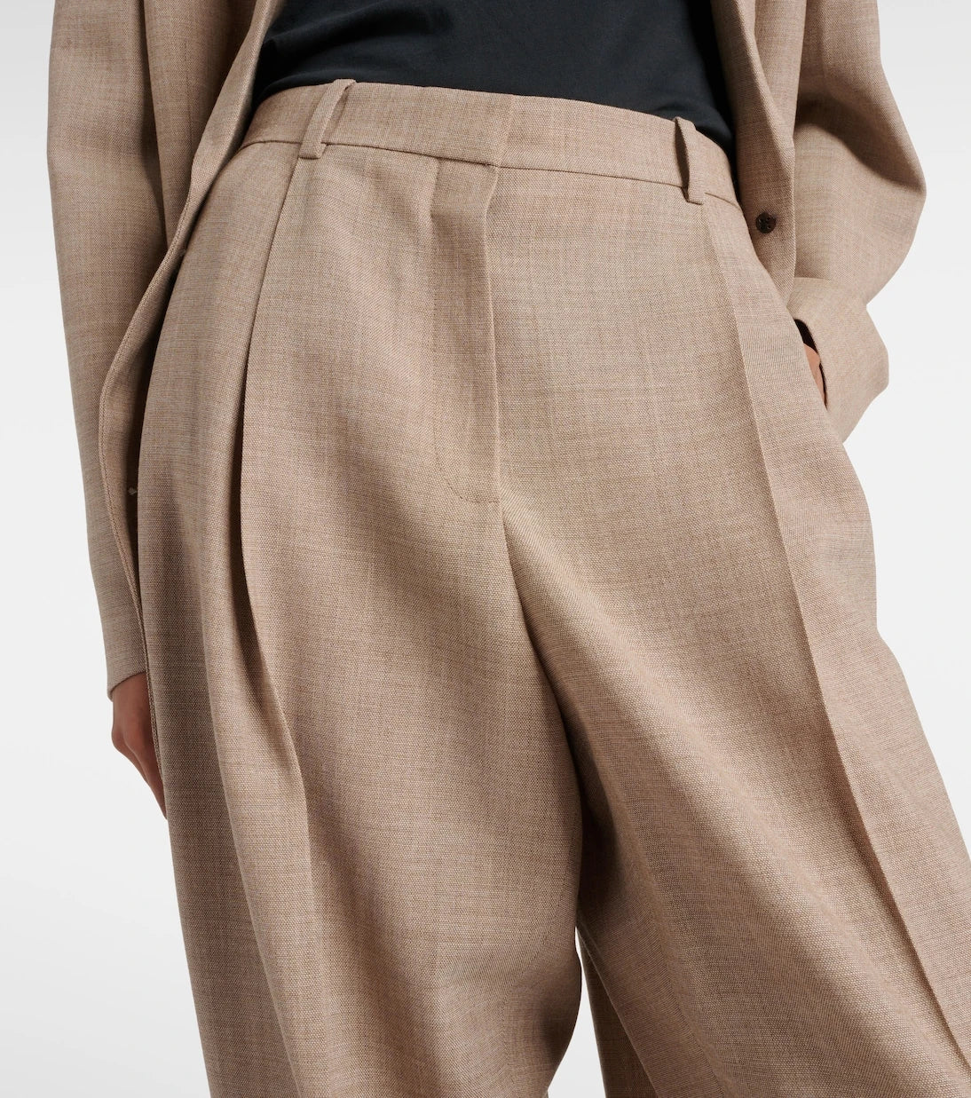 The Row - Tor virgin wool wide-leg pants