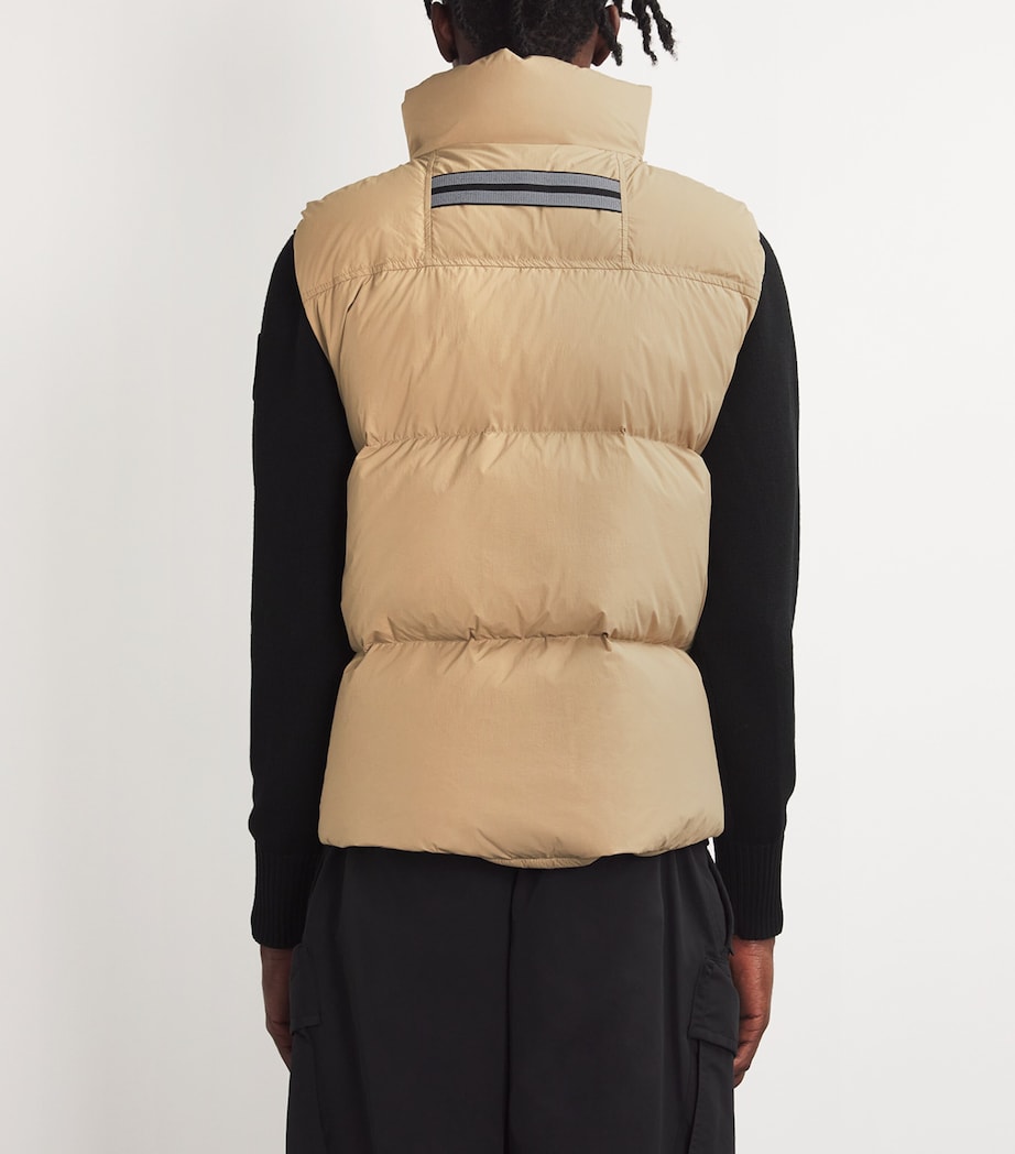 Canada Goose Beige Down Lawrence Puffer Gilet