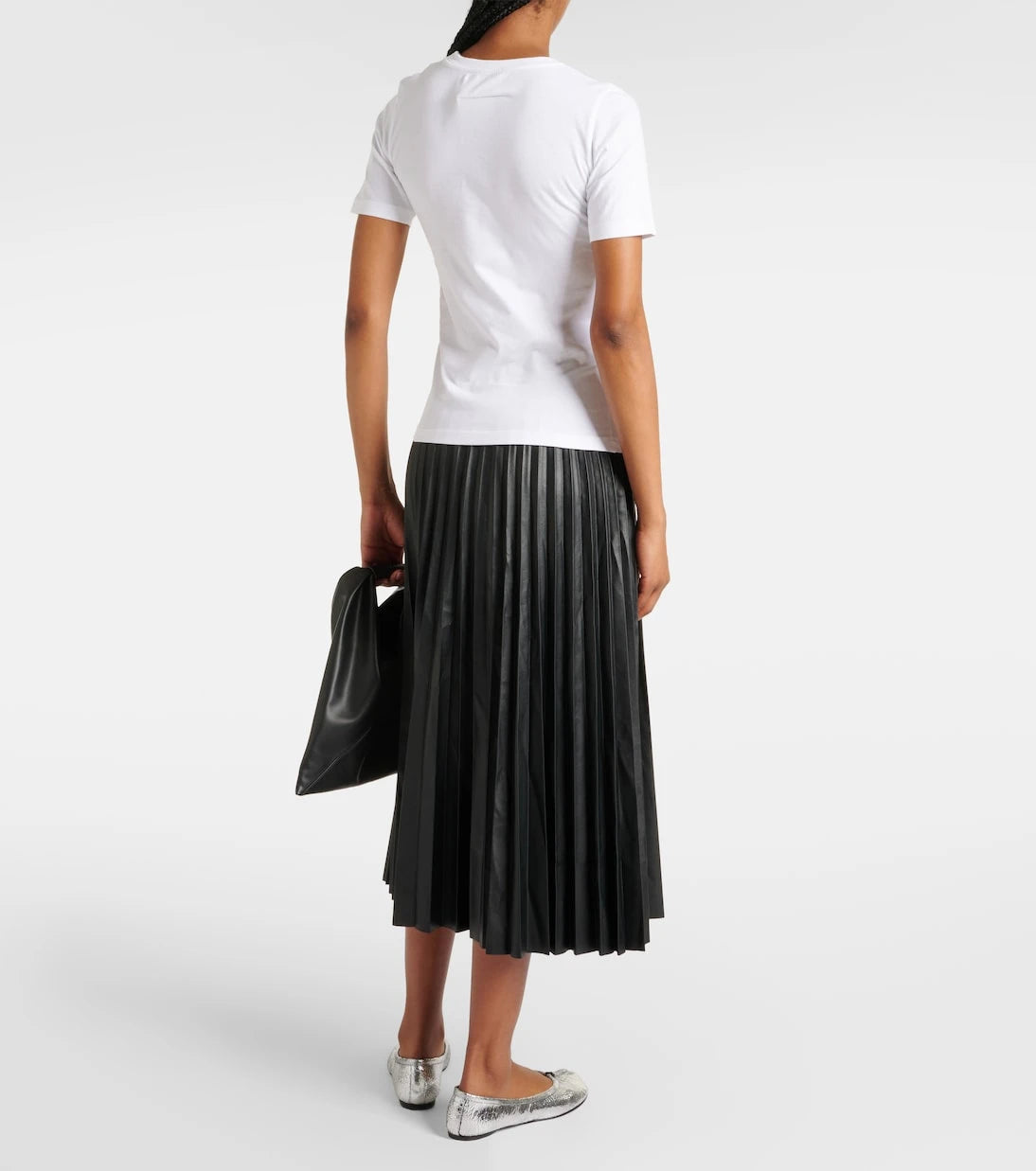 MM6 Maison Margiela - تي شيرت جيرسي قطني مطبوع