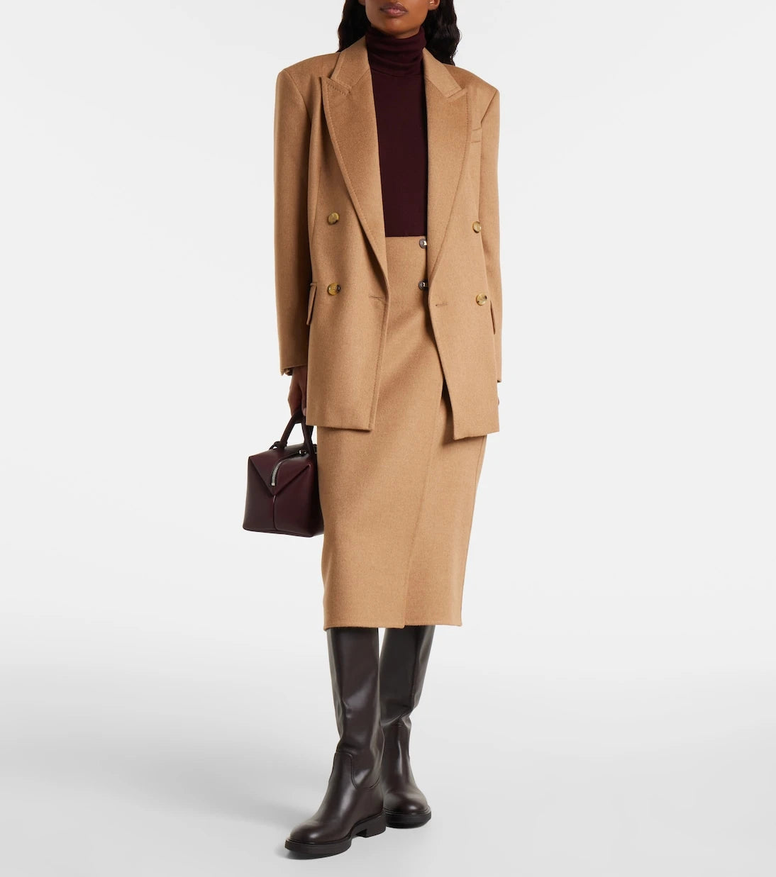 Max Mara - Curzio wool wrap skirt