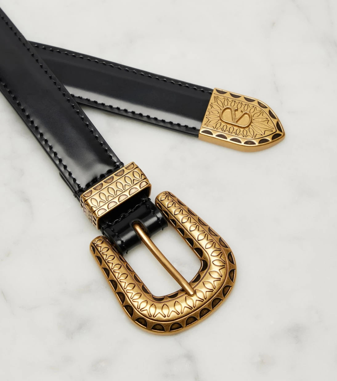 Valentino Garavani - VLogo Signature leather belt