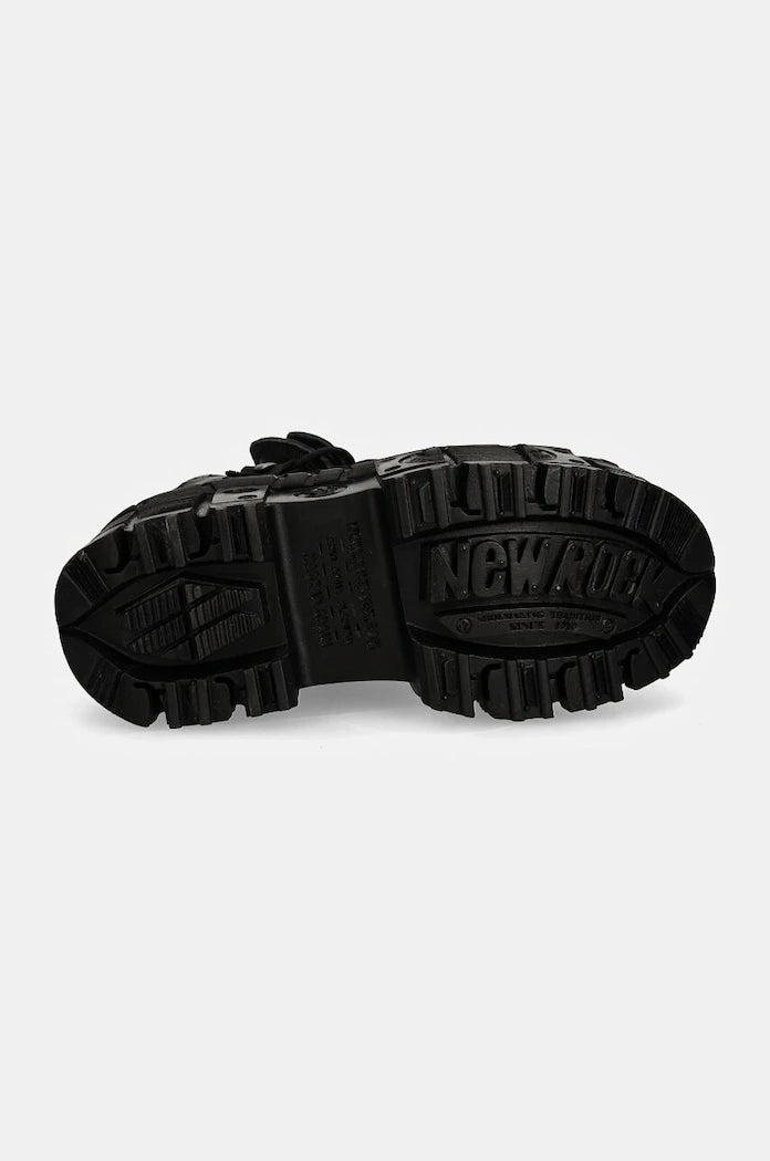 Кожени маратонки New Rock CRUST NEGRO + TANK CASCO NEGRO