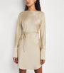 MAX&Co. Beige Satin Mini Dress