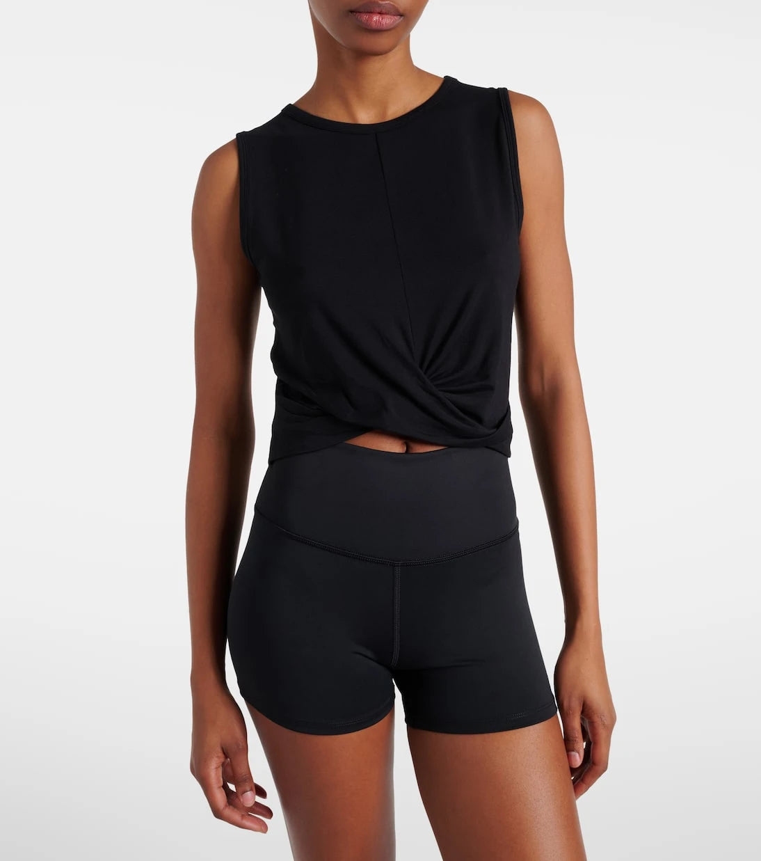 Alo Yoga - Cover draped jersey tank top