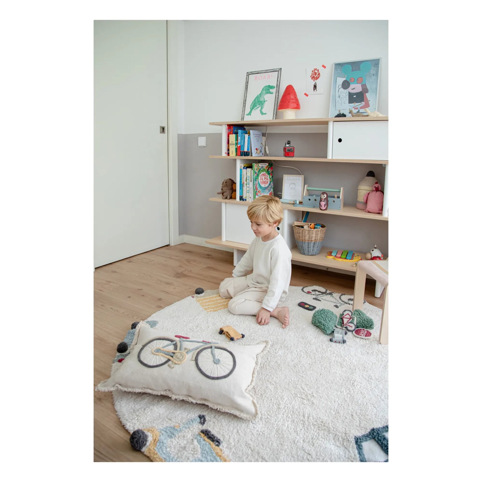 Lorena Canals - Bike Cushion | Cream