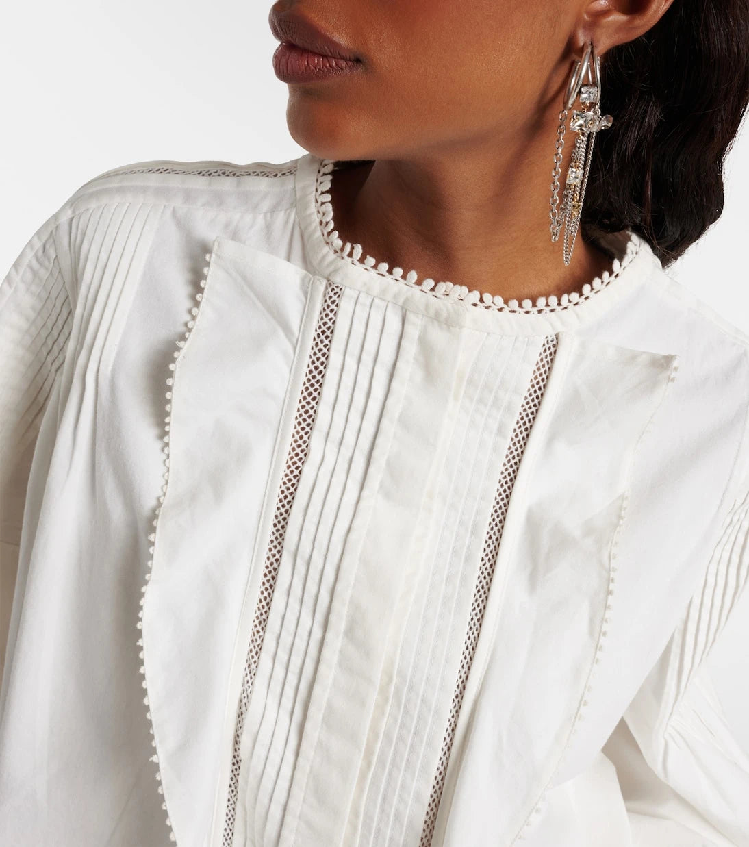 Isabel Marant - Cubraly ruffled cotton blouse