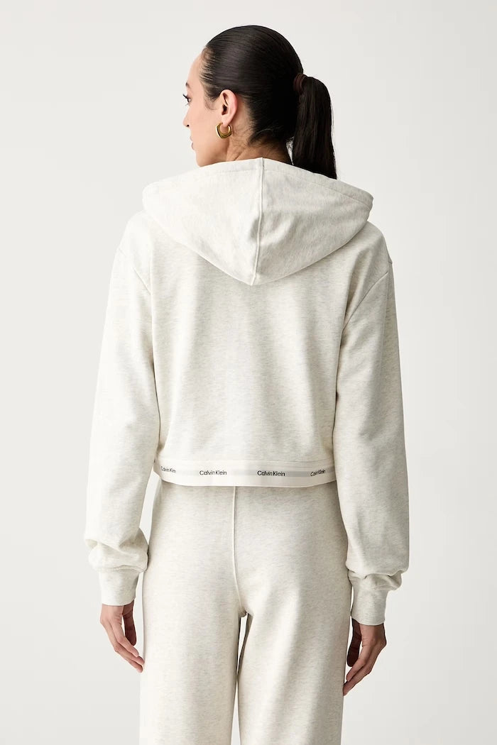 Calvin Klein Jeans fermuarlı kadın pamuklu sweatshirt