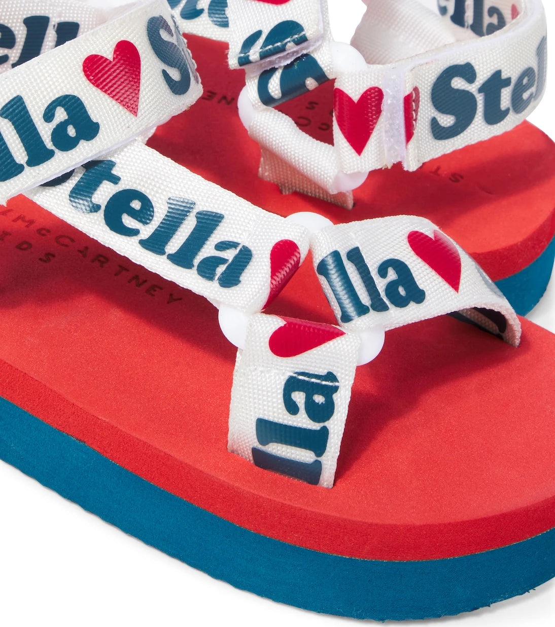 Stella McCartney Kids - صنادل بطبعة شعار العلامة